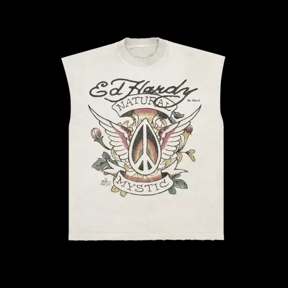 Matuê x Ed Hardy Regata Natural Mystic Off White — P, Novo