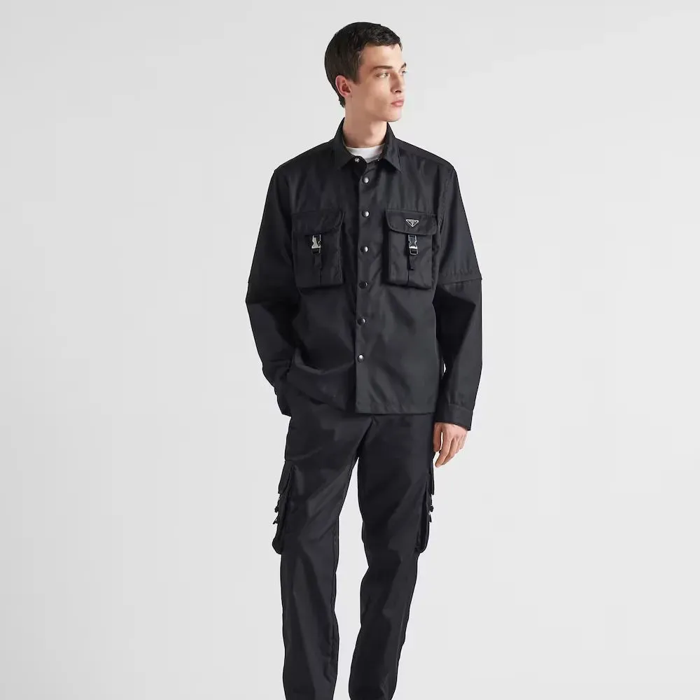 Camisa Prada Sea Beyond Re-Nylon Black foto 1