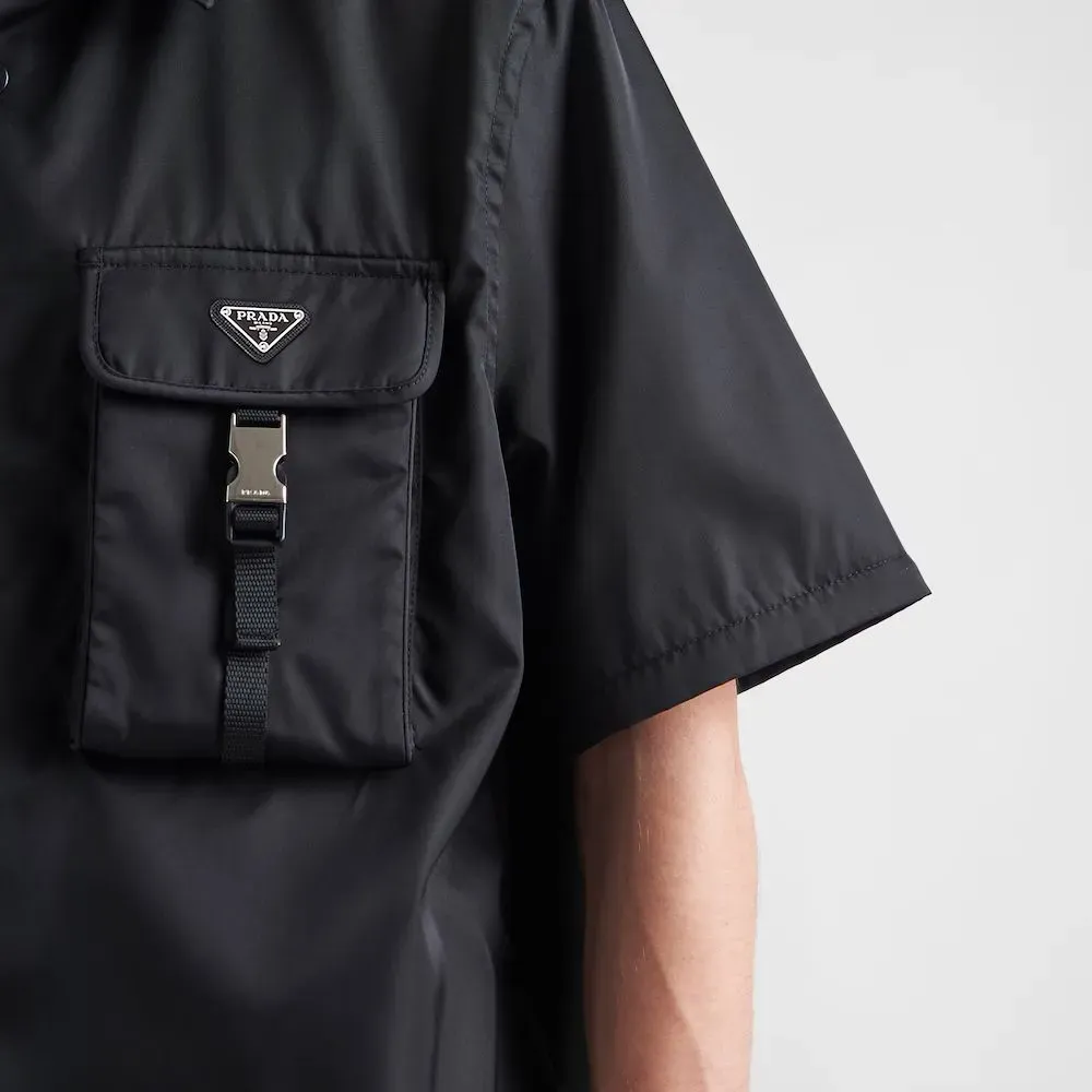 Camisa Prada Sea Beyond Re-Nylon Black foto 3