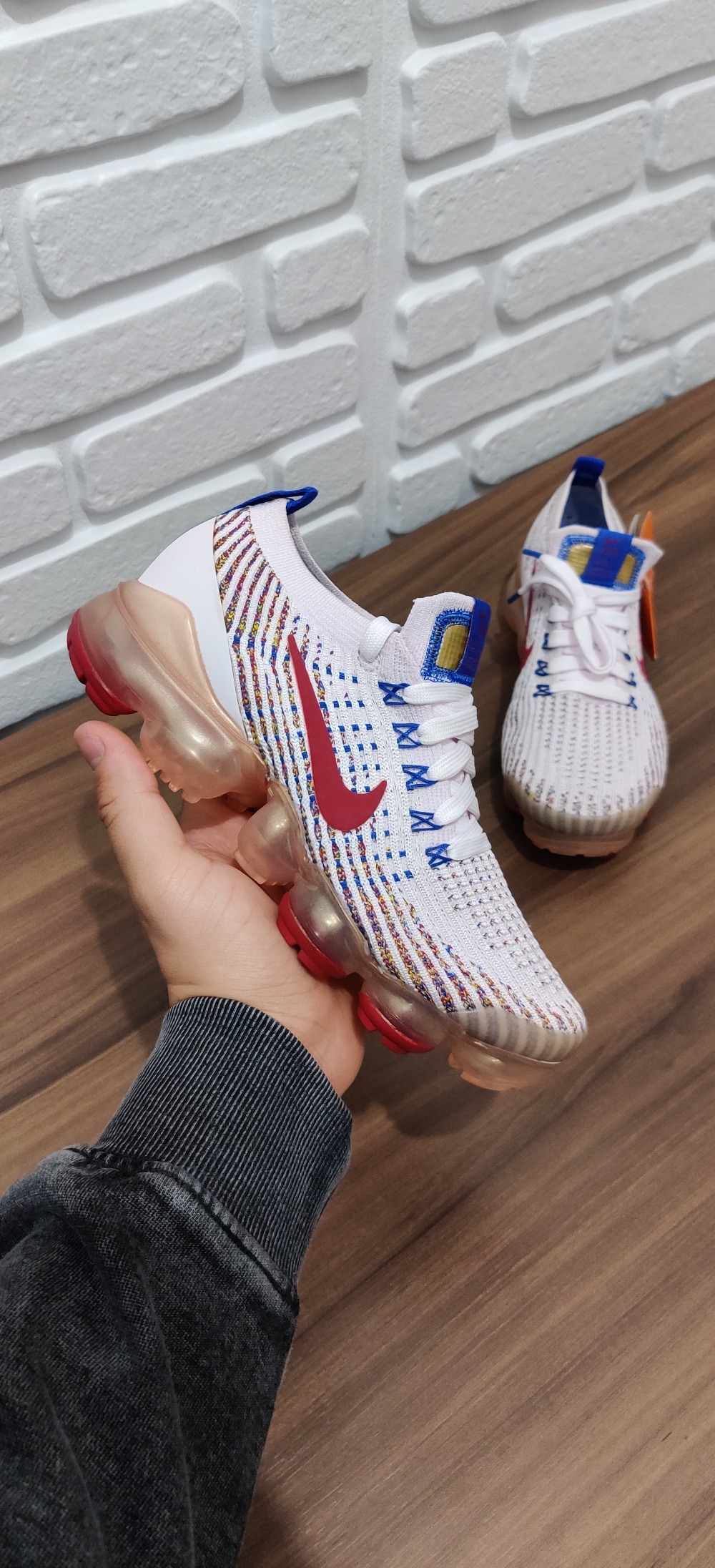 Nike Air Vapormax Flyknit 3 Light Violet Noble Red — 34, Novo