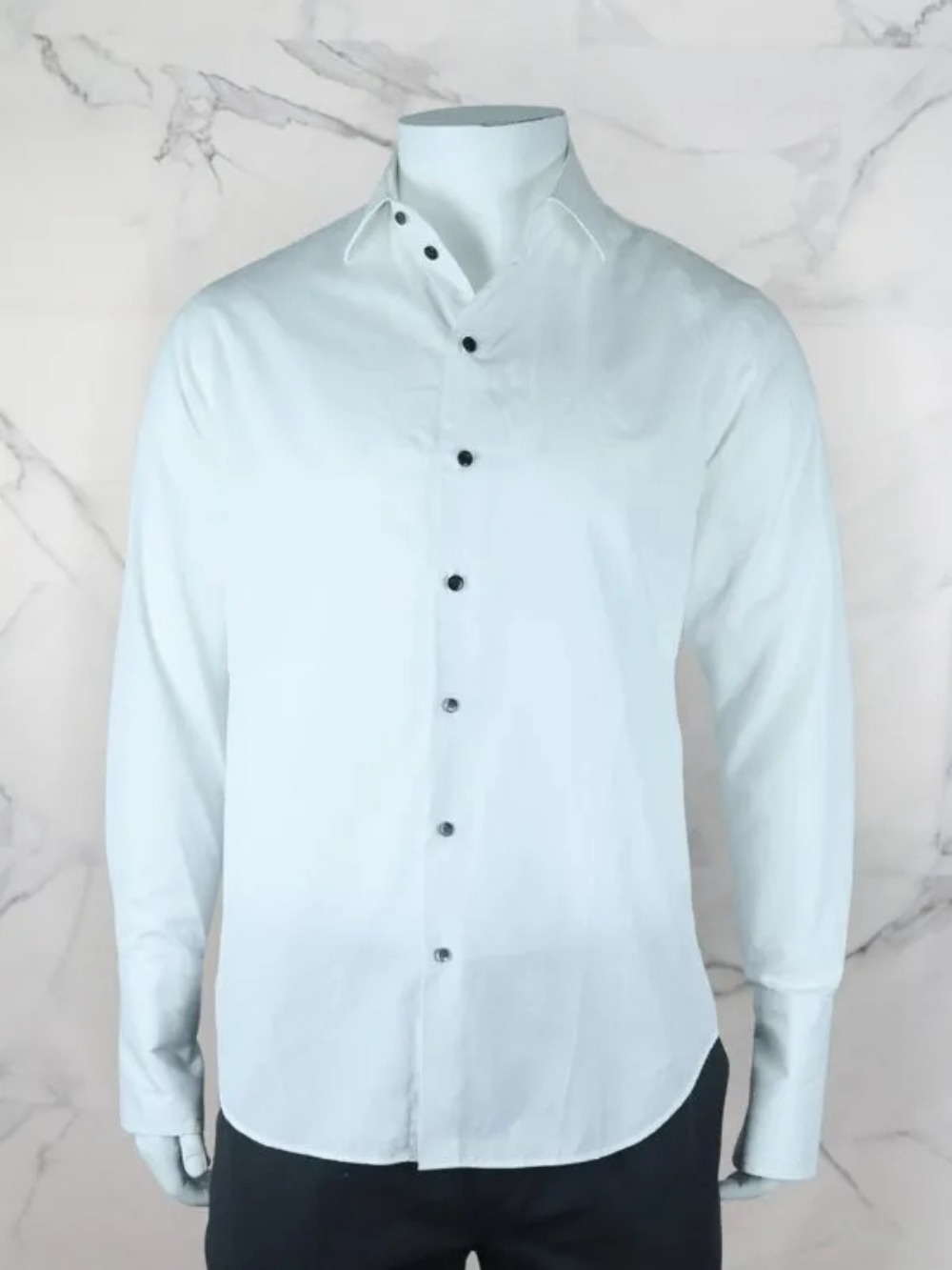 Camisa Social Giorgio Armani Basic Branca