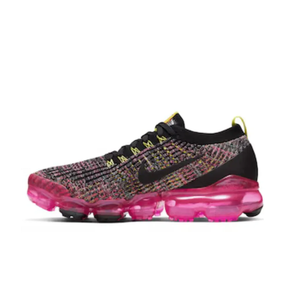 Nike Air VaporMax Flyknit 3 Black Pink Blast - Droper