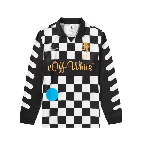 Off-White x Nikelab Camiseta Mercurial NRG X Football Jersey Black