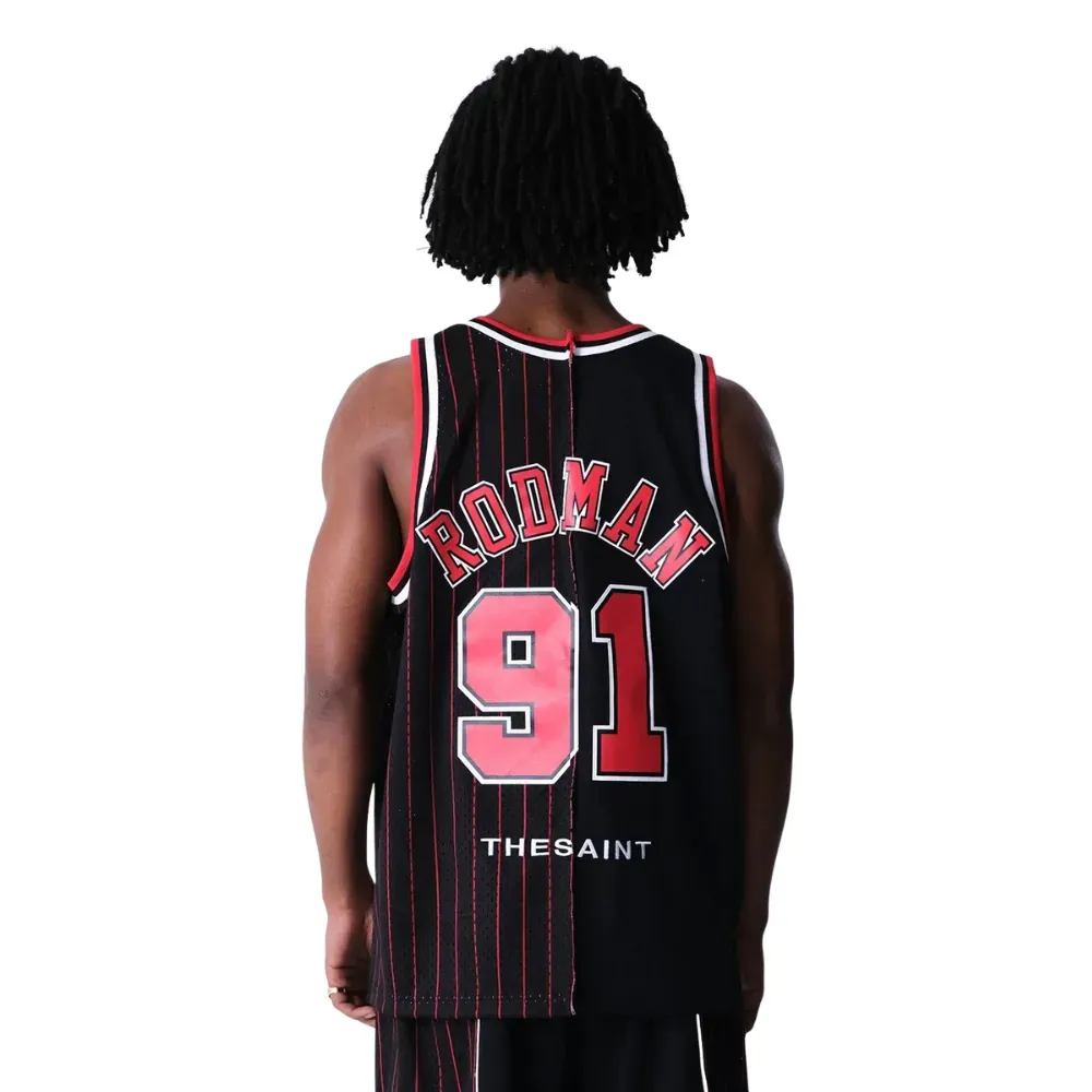 BULLS DENNIS RODMAN 91 タンクトップ Regata THE SAINT Jersey Chicago Bulls 1995-96/1997-98 Dennis