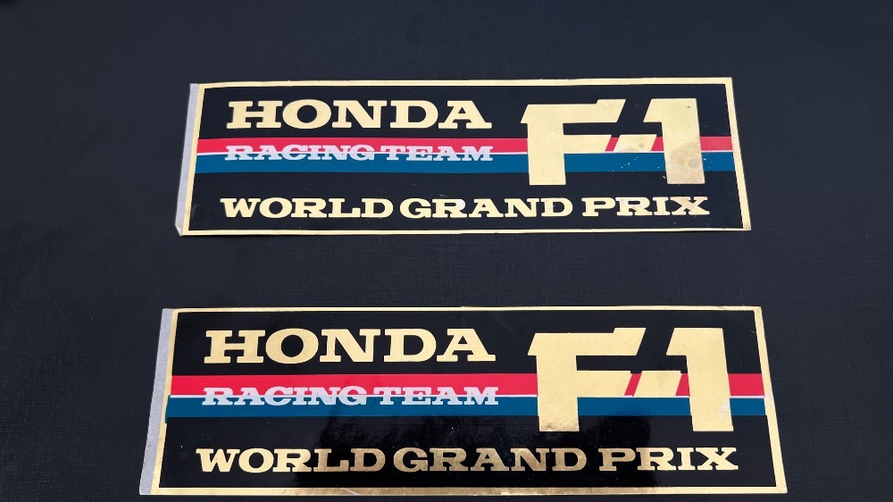 Adesivo Honda F1 Racing Team Logo (1983-1988) Gold