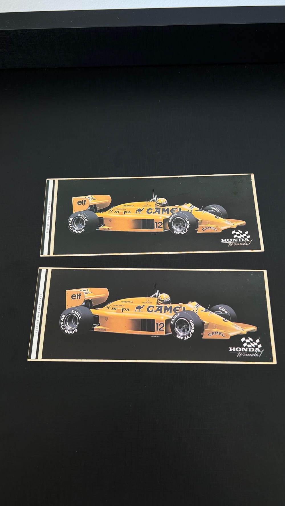 Adesivo Honda F1 Ayrton Senna Lotus 87 1988