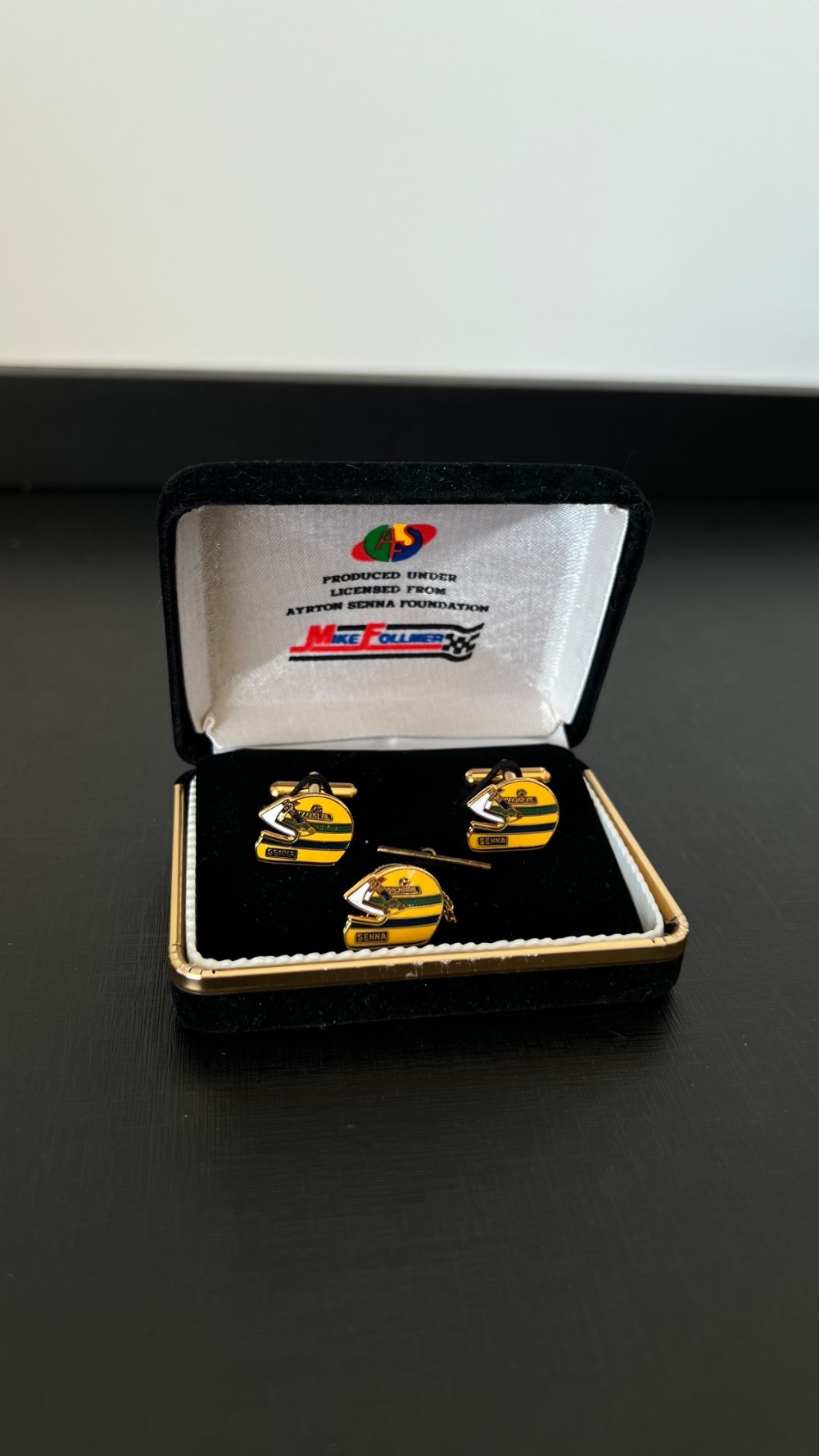 Ayrton Senna Foundation Comemorativo Capacete Yellow