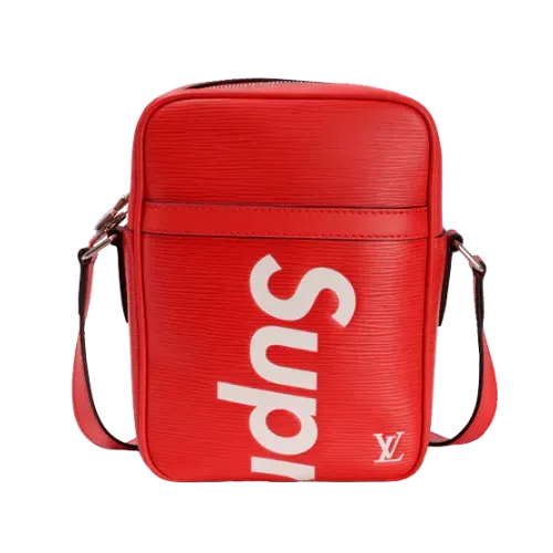 Louis Vuitton x Supreme Bolsa Danube Red