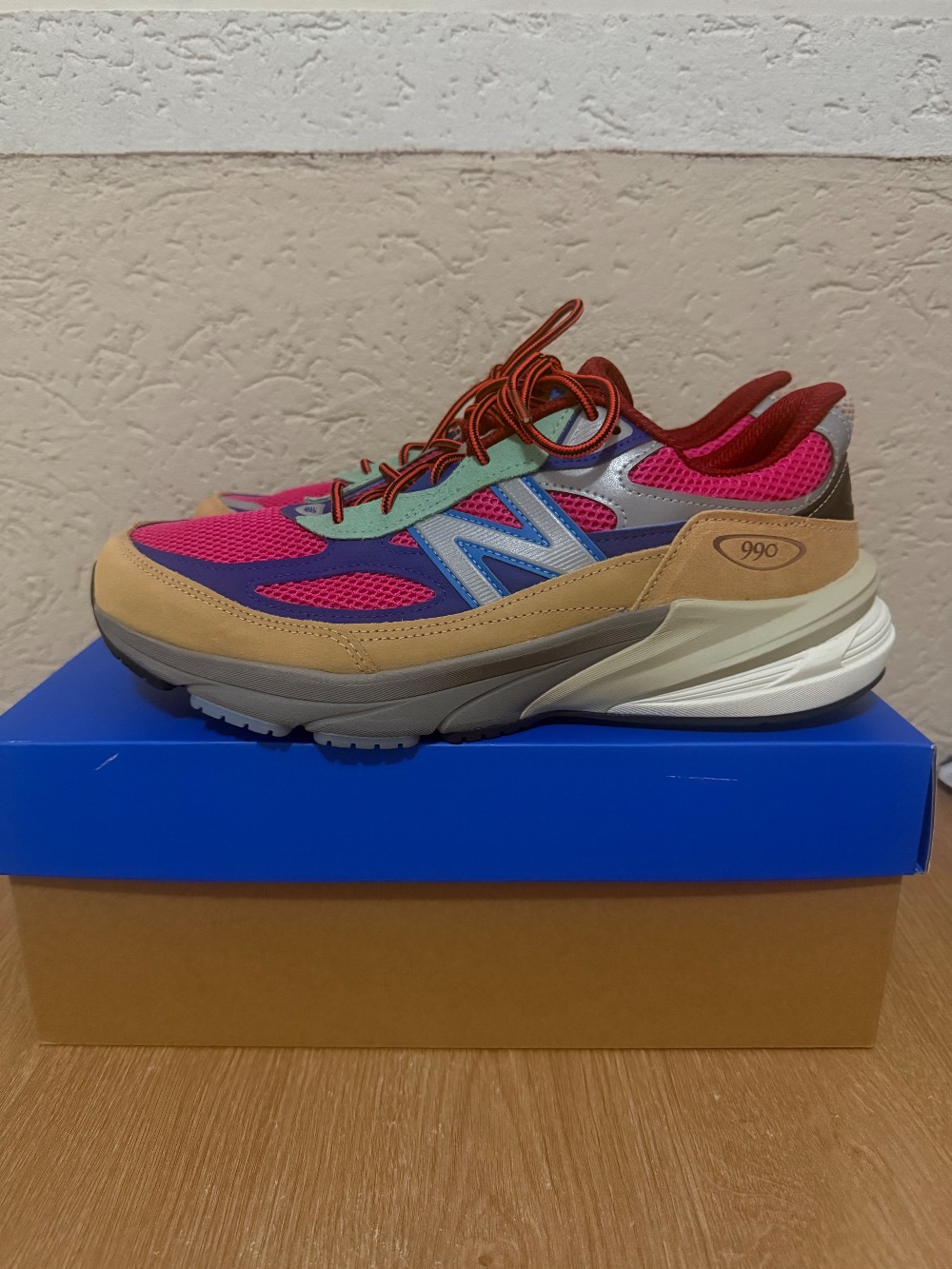 Action Bronson x New Balance 990v6 Made in USA Hi-Pink Royal Blue