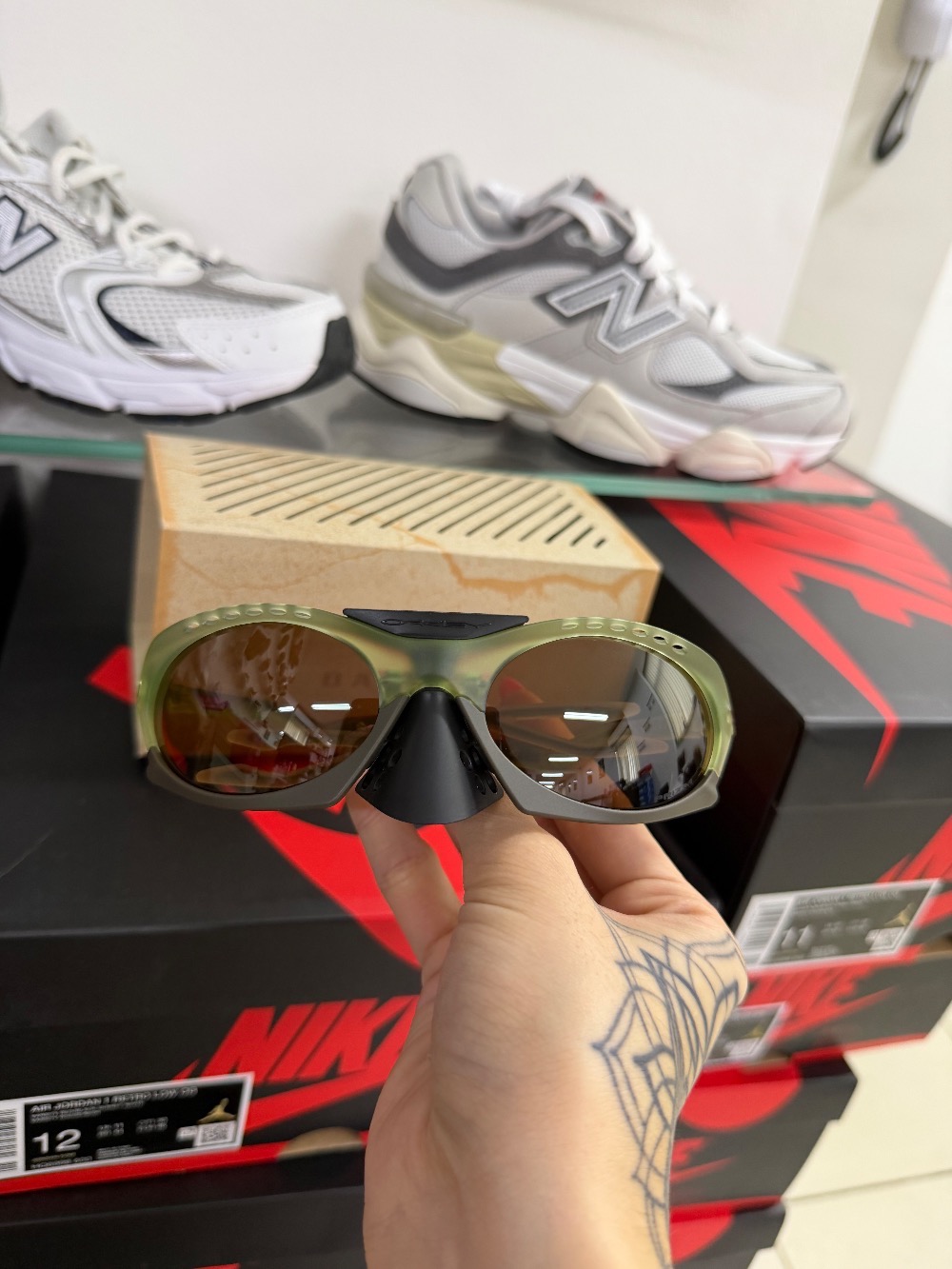 Óculos Oakley Plantaris Matte Transparent Fern Prizm Tungsten