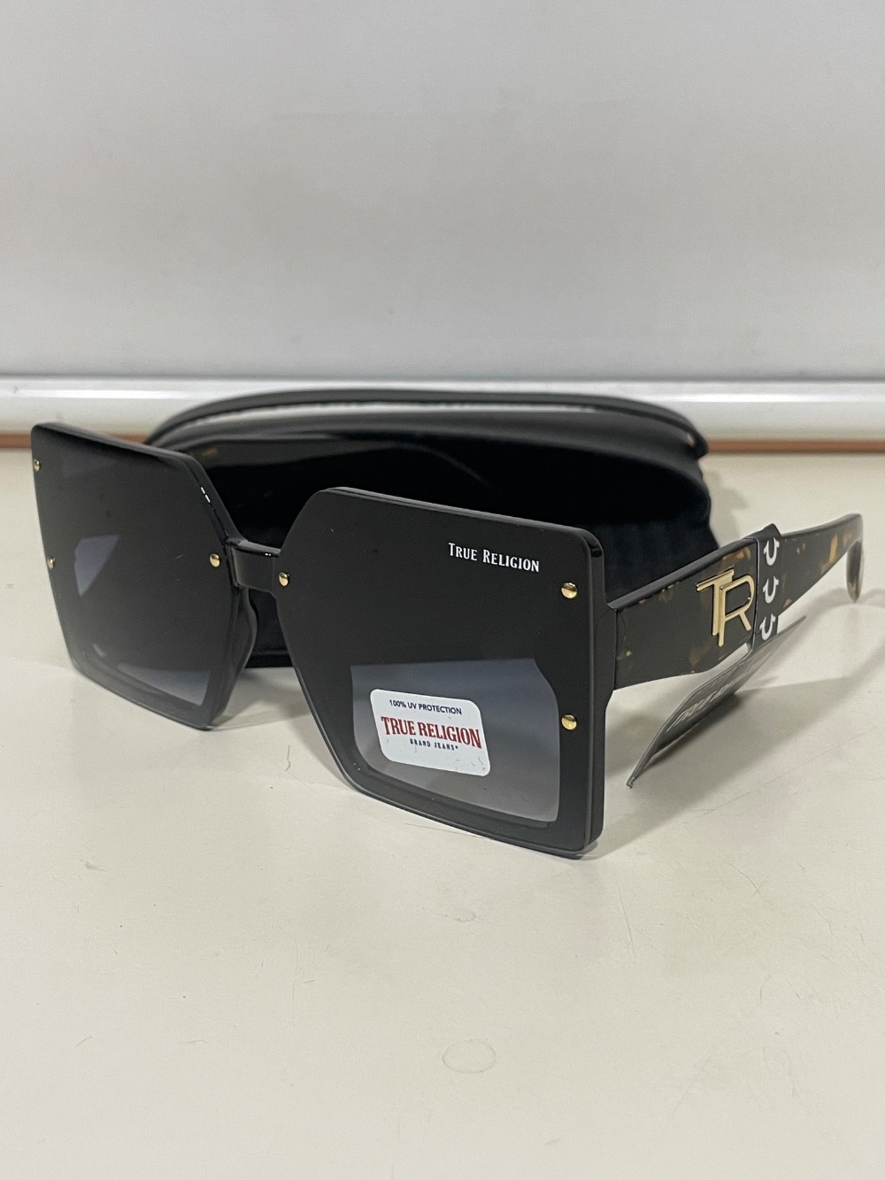 Óculos de sol True Religion Feminino Tartaruga Novo