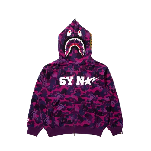 Spotify x SYNA By Central Cee x BAPE Jaqueta Shark Full Zip Purple