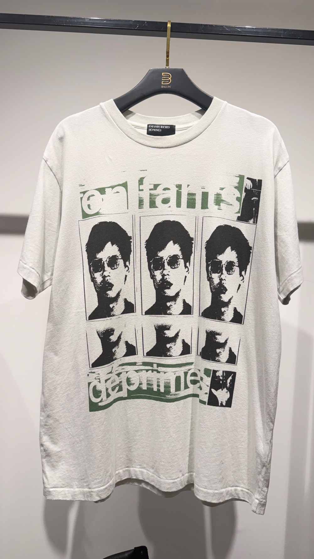 Camiseta Enfants Riches Déprimés Gray Xerox Boy White — XG, Novo