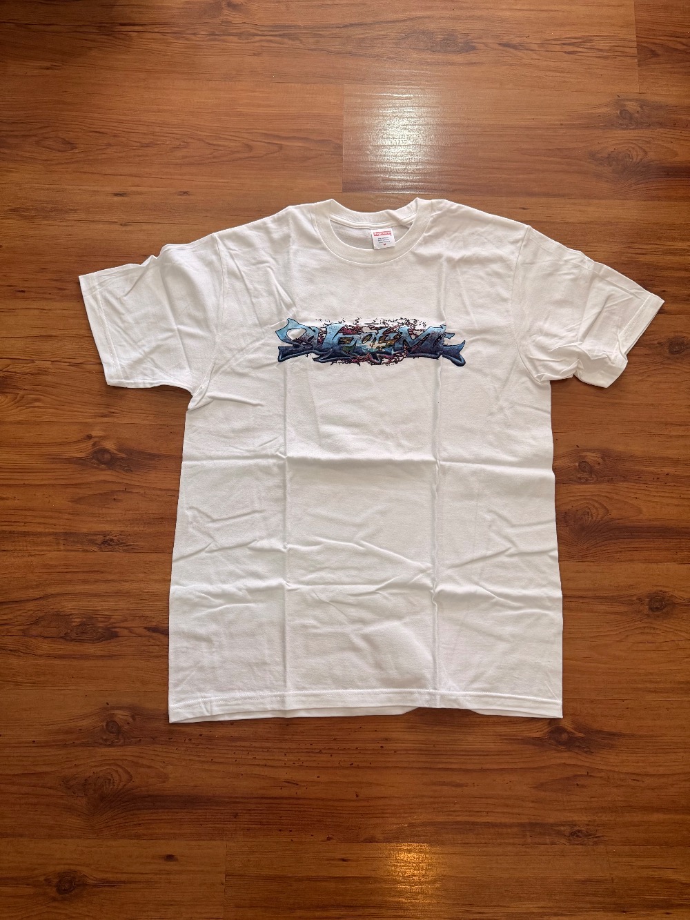 Camiseta Supreme Tag White FW25-W17 — M, Novo