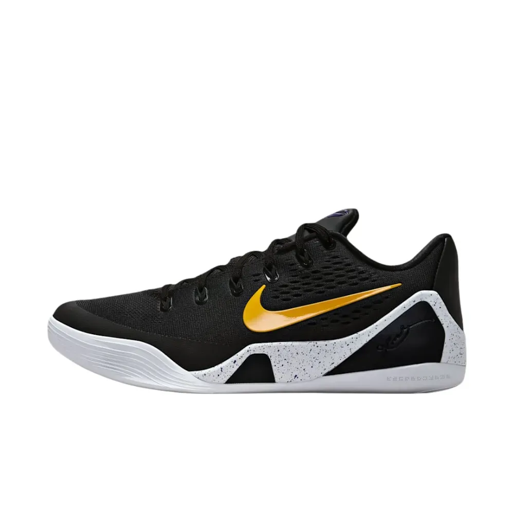 シューズ(男性用) NIKE KOBE IX EM PROTRO US9 27cm Nike Kobe 9 Low Protro Black University Gold - Droper