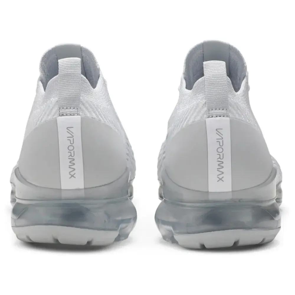 Nike Air VaporMax Flyknit 3 White Pure Platinum - Droper