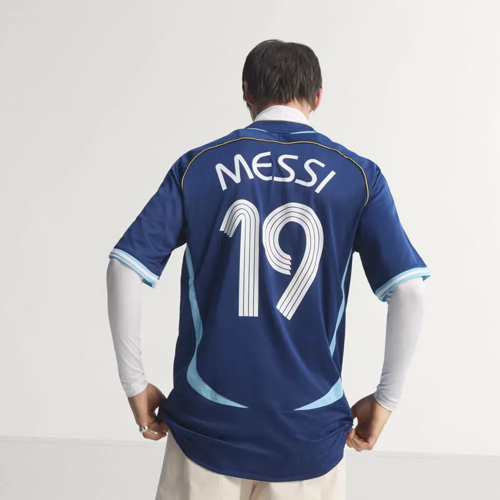 Imagem Camiseta adidas Argentina Away Jersey 2006 Messi Dark Blue