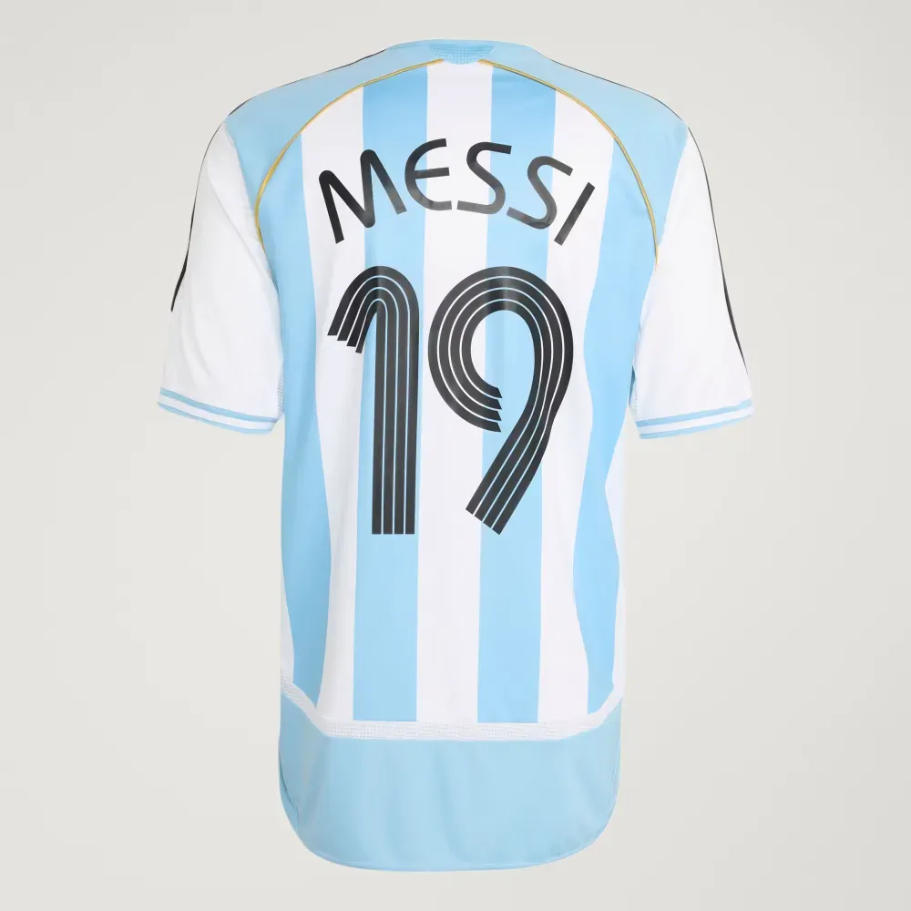 Imagem Camiseta adidas Argentina Home Jersey 2006 Messi White