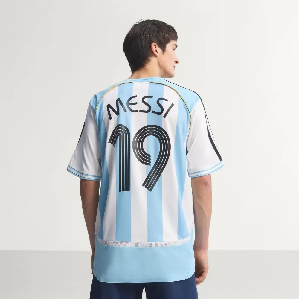 Imagem Camiseta adidas Argentina Home Jersey 2006 Messi White