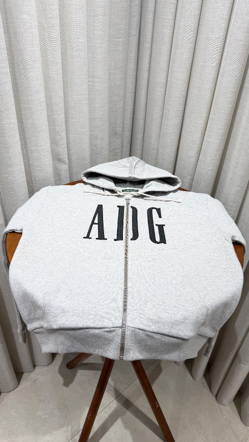 Jaqueta Denim Tears ADG Inc. Zip Up Grey — G / XG, Novo