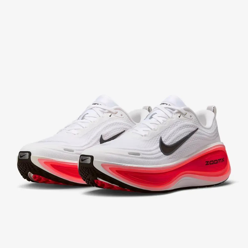 Nike Vomero Plus White Bright Crimson Metallic Silver Black