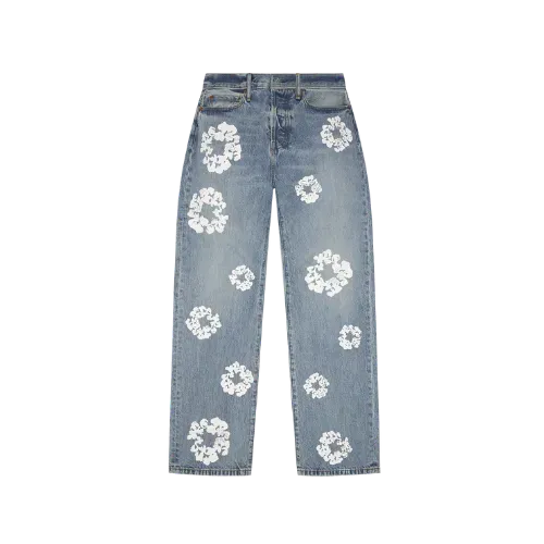 Calça Denim Tears Baggy Cotton Wreath Denim Light Wash