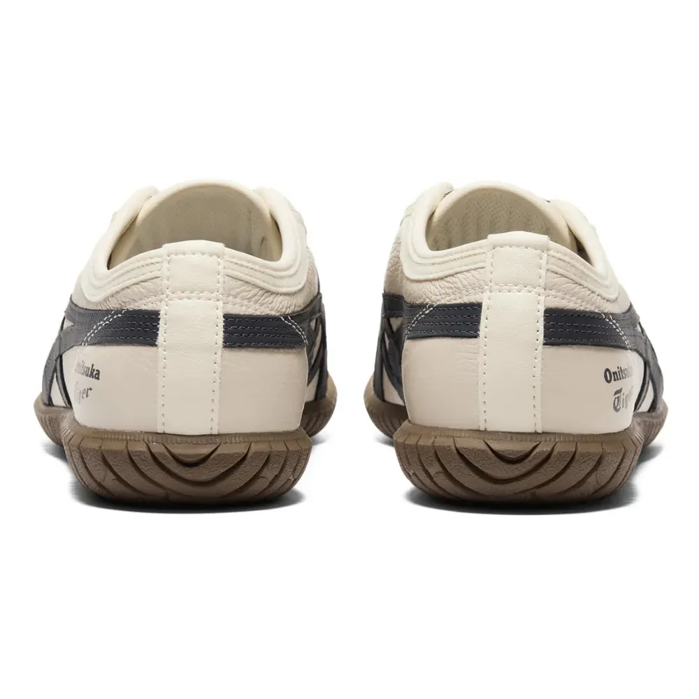 極美品セオリー絹100%STRIPED LEWIE DR SILK COMBO紺 Onitsuka Tiger Tsunahiki Slip-On Birch Indigo Navy - Droper