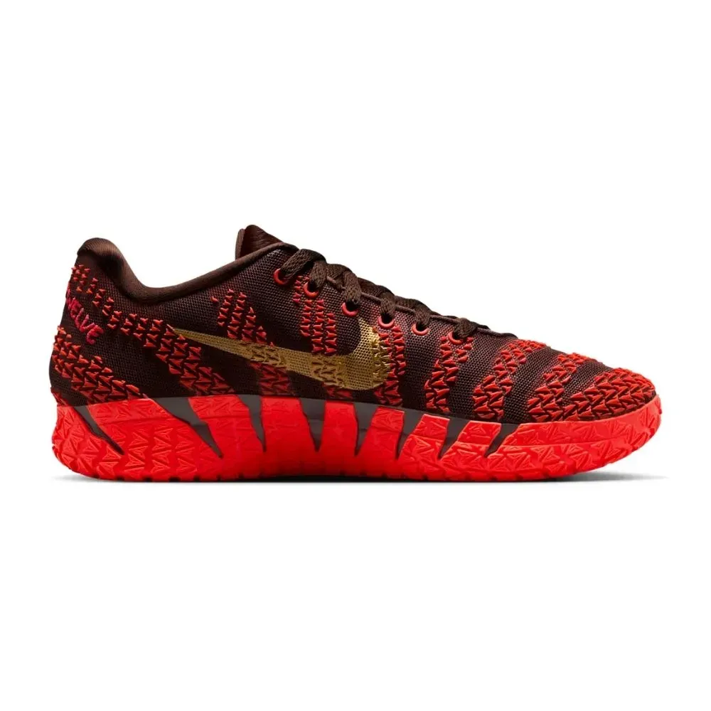 Nike Ja 3 Lunar New Year Light Chocolate and Bright Crimson - Droper