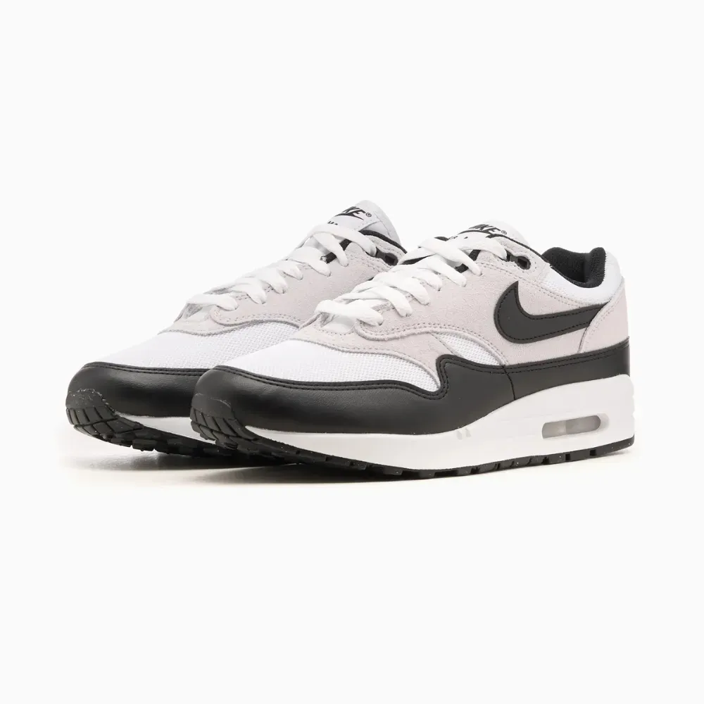 Nike Air Max 1 Essential White Pure Platinum Black - Droper