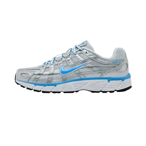Nike P-6000 Metallic Platinum University Blue