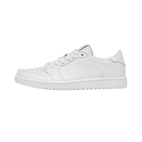 Air Jordan 1 Low Swooshless Triple White
