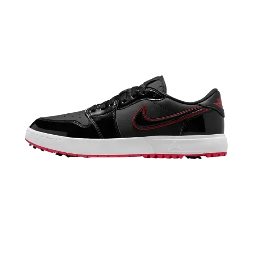 Air Jordan 1 Low Golf Black White Varsity Red