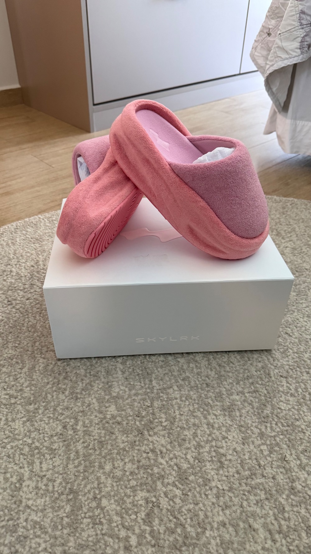 Chinelo SKYLRK Chunky Mule Powder Pink