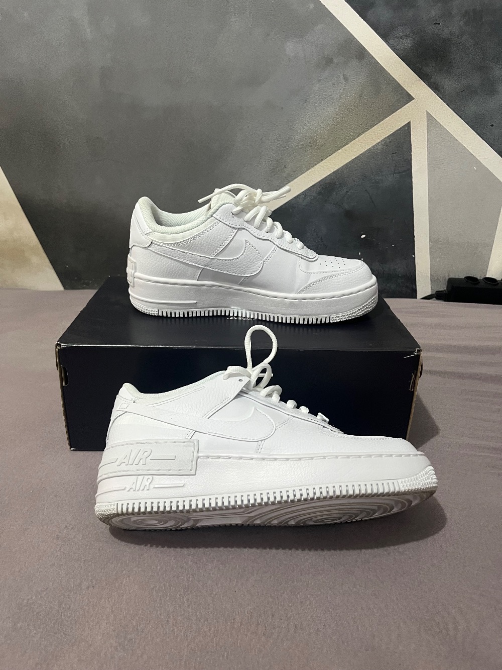Nike Air Force 1 Shadow Triple White