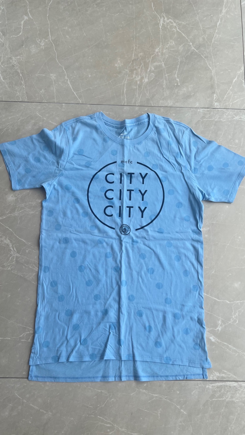 Camiseta Nike Manchester City 2018/2019 Field Blue — P, Usado