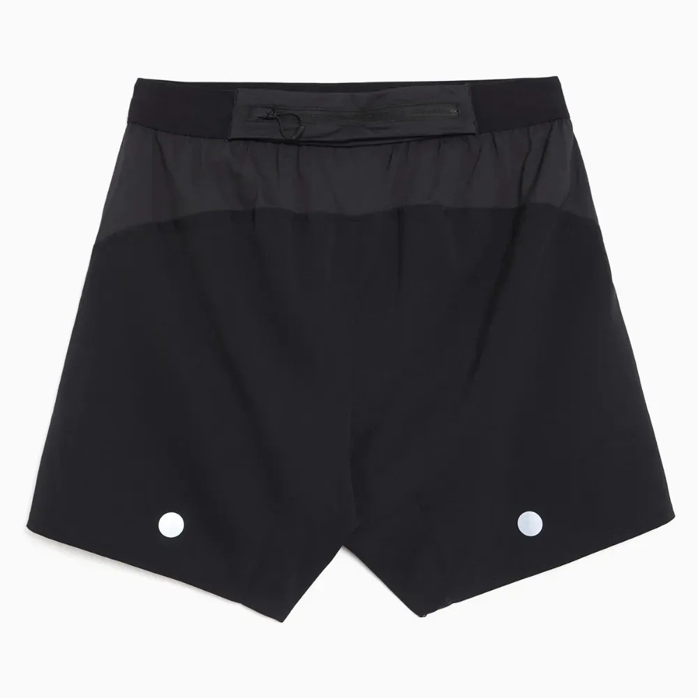 魚里／FOOTPRINTS Short Asics Fujitrail All Over Print 5in Performance Black - Droper