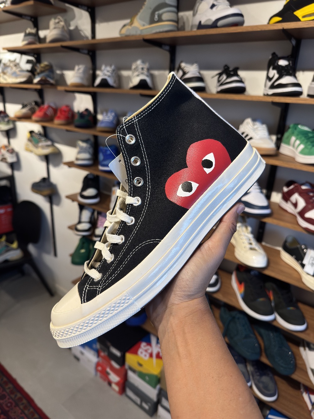 Comme des Garçons PLAY x Converse Chuck 70 Black