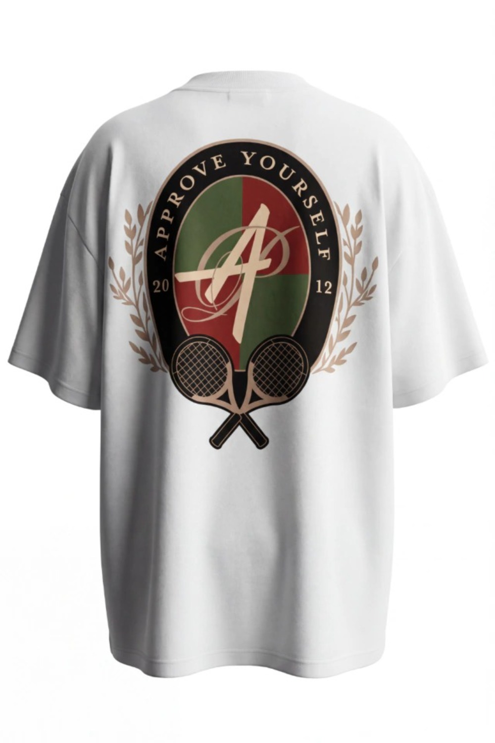 Camiseta Approve Huge Court Emblem Branca