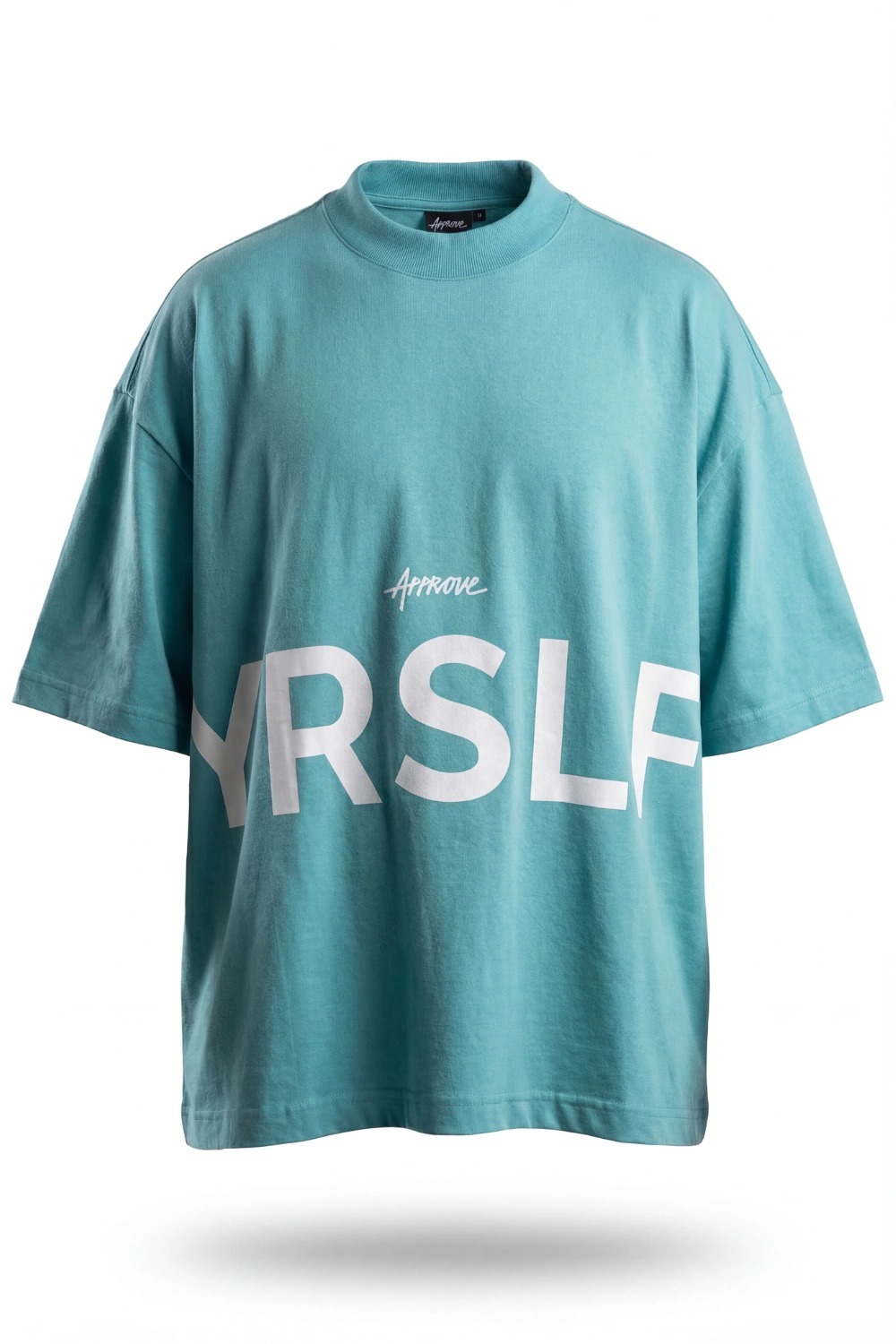 Camiseta Approve Huge Yrslf Biglogo Azul Turquesa