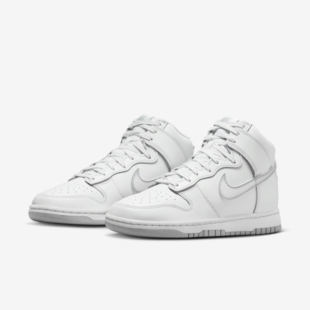 Nike Dunk High Airbrush Swoosh White — 39.5, Novo