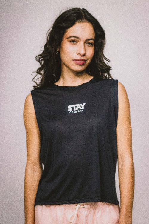 Camiseta Stay Company Stay Dry Core — PP / P / M / G, Novo