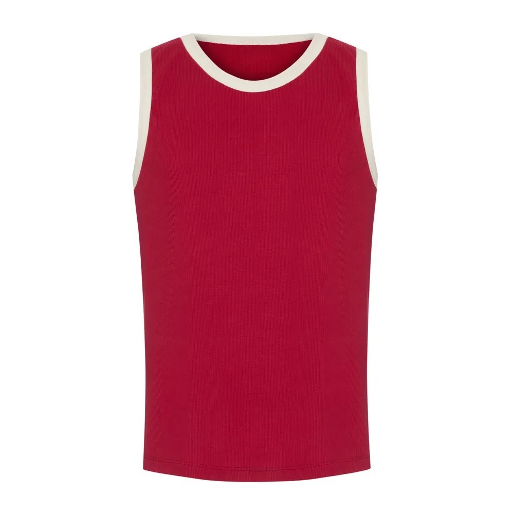 Camisa Regata ADAZ Ribbed Tank Candy Apple — PP / P / M / G / XG, Novo