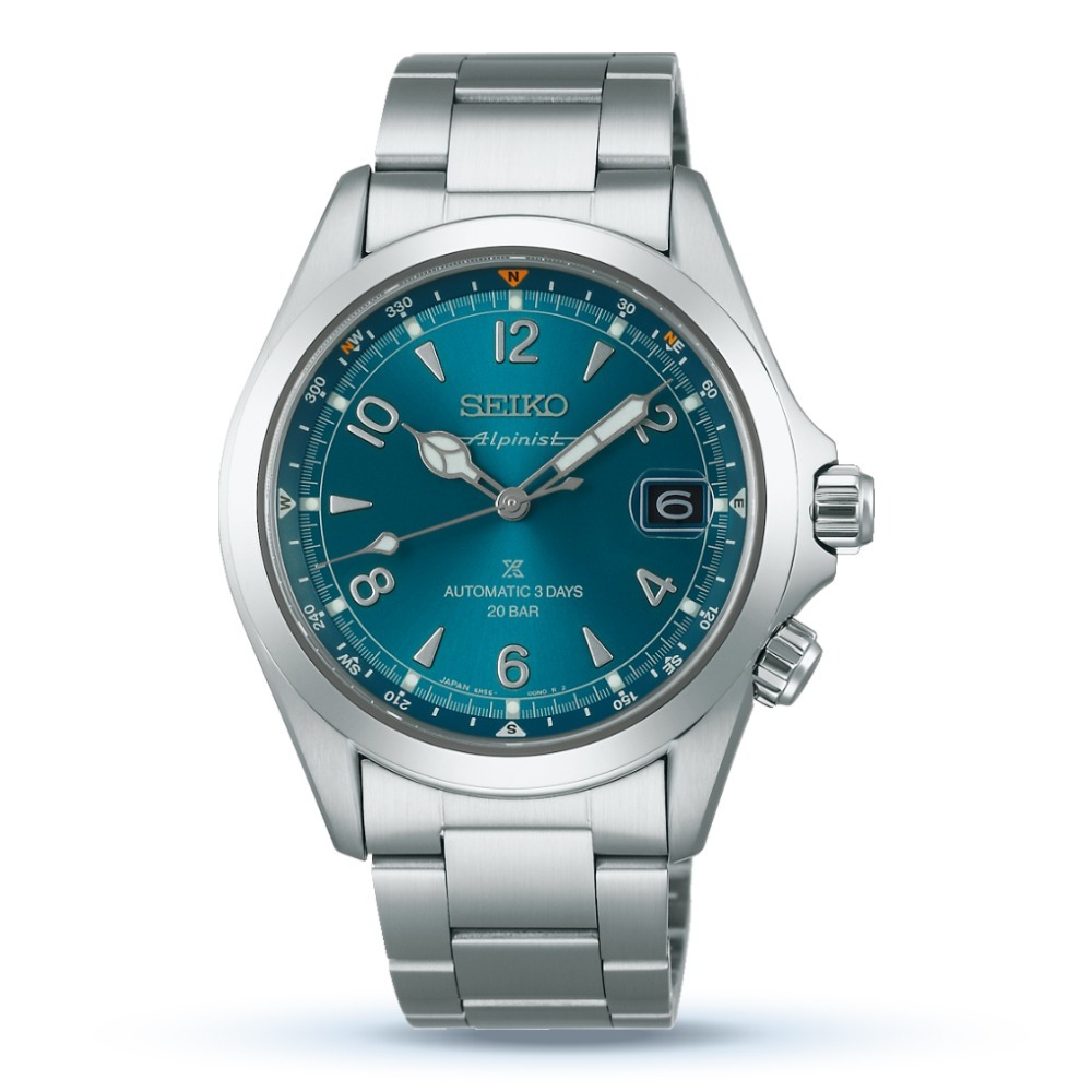 Relógio Seiko Prospex Alpinist Automatic Tealpine — Único, Novo