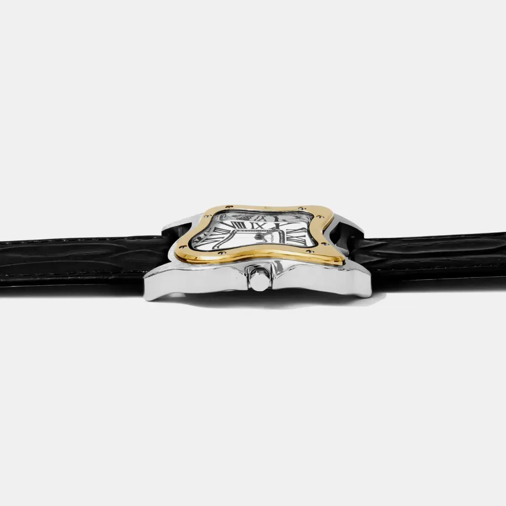 Relógio Laphont Laurent Large Two-Tone White - Droper