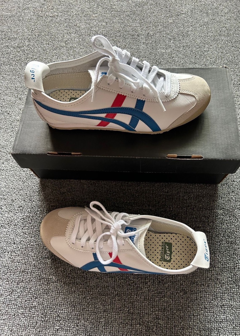 Onitsuka Tiger Mexico 66 White Blue — 38, Novo