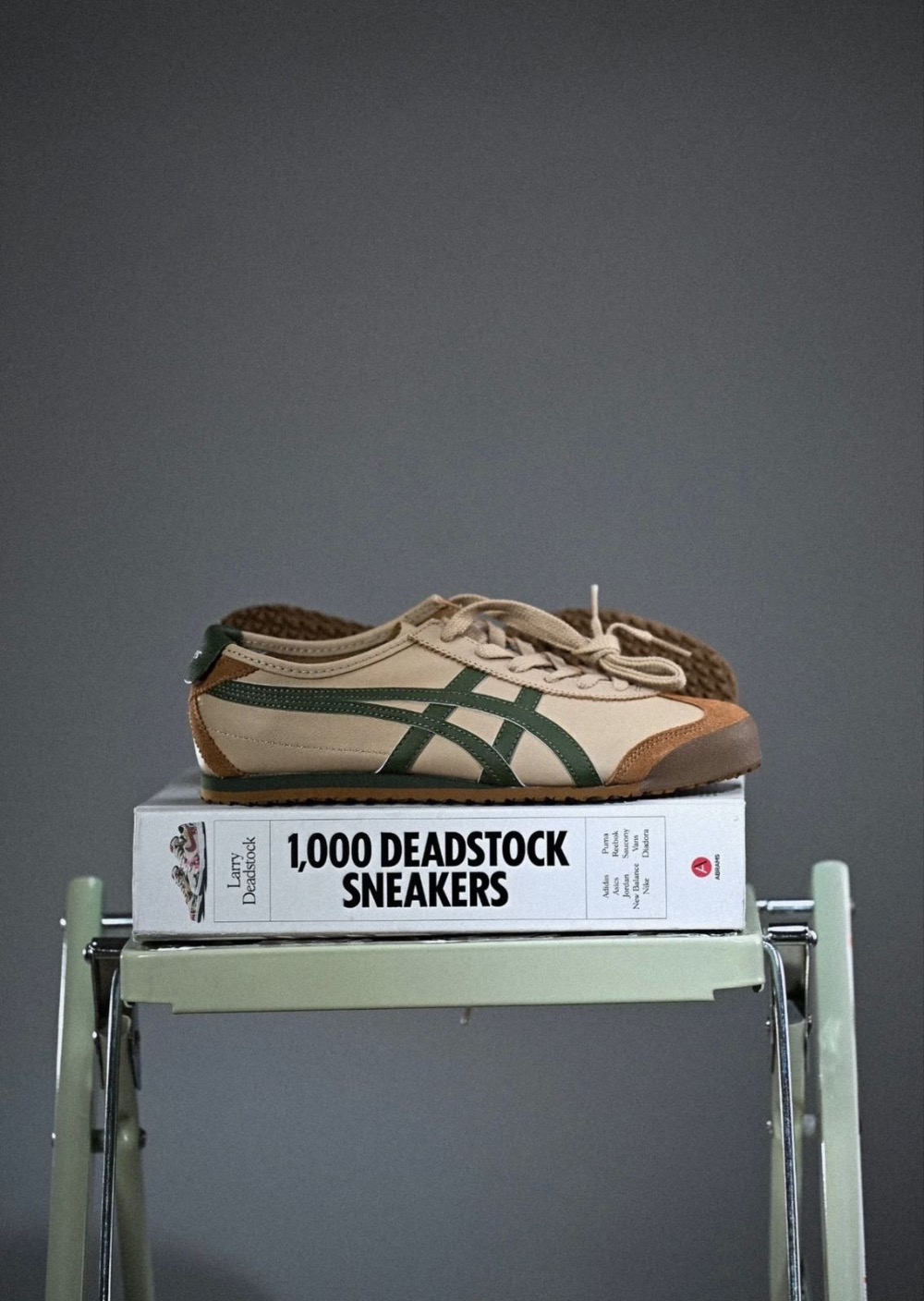 Onitsuka Tiger Mexico 66 Beige Grass Green — 41, Novo