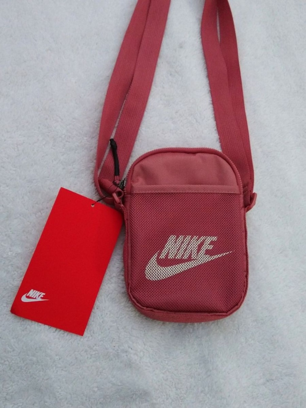 Shoulder bag Nike Heritage Rosa Pink — único, Novo