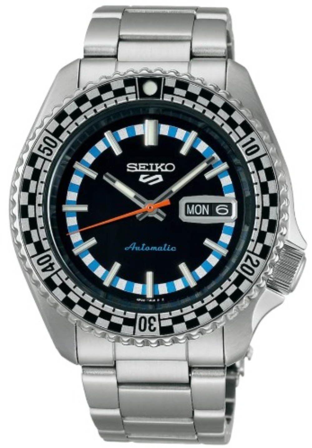 Relógio Seiko 5 Sports Checker Flag Special Edition — Único, Novo