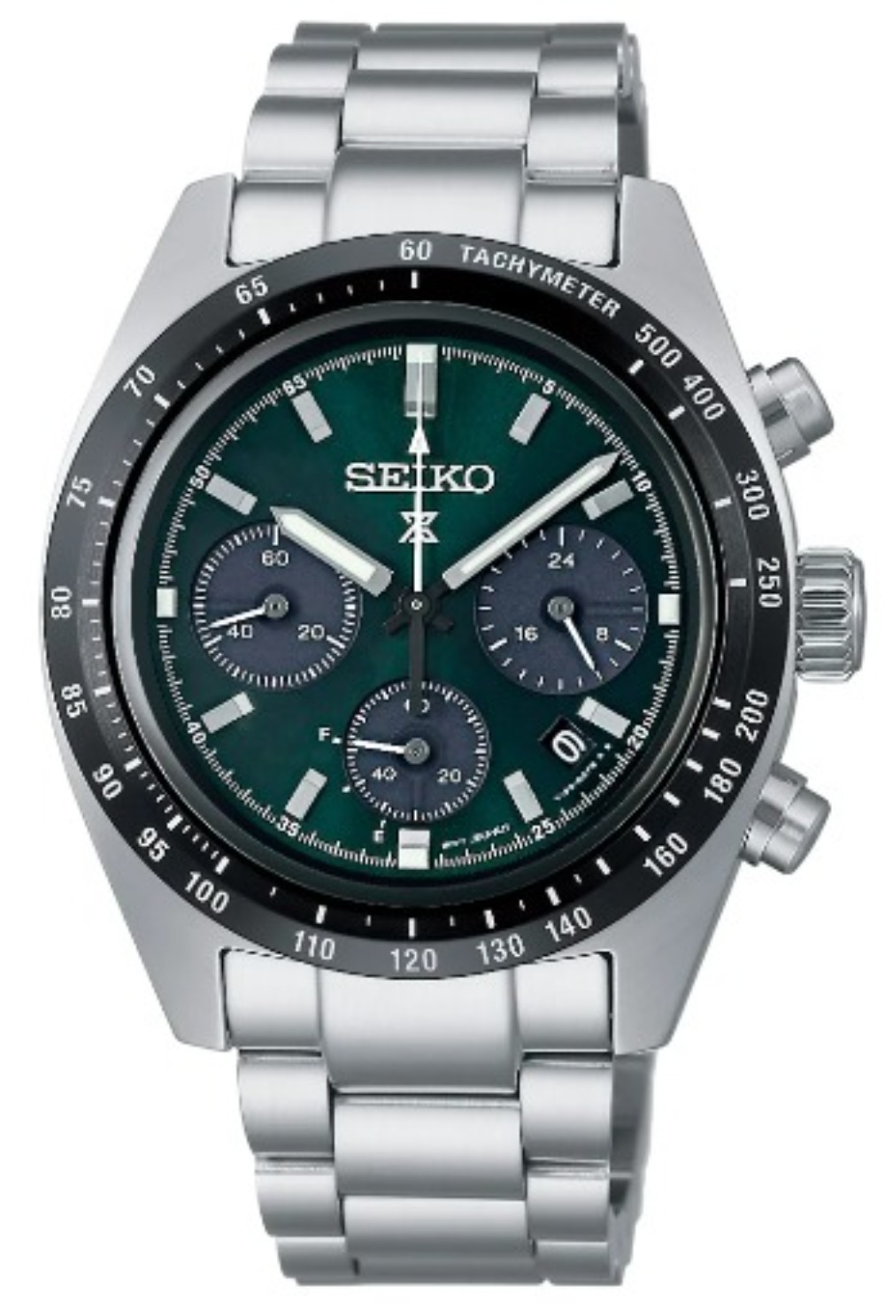 Relógio Seiko Prospex Speedtimer Solar Chronograph Deep Green — Único, Novo