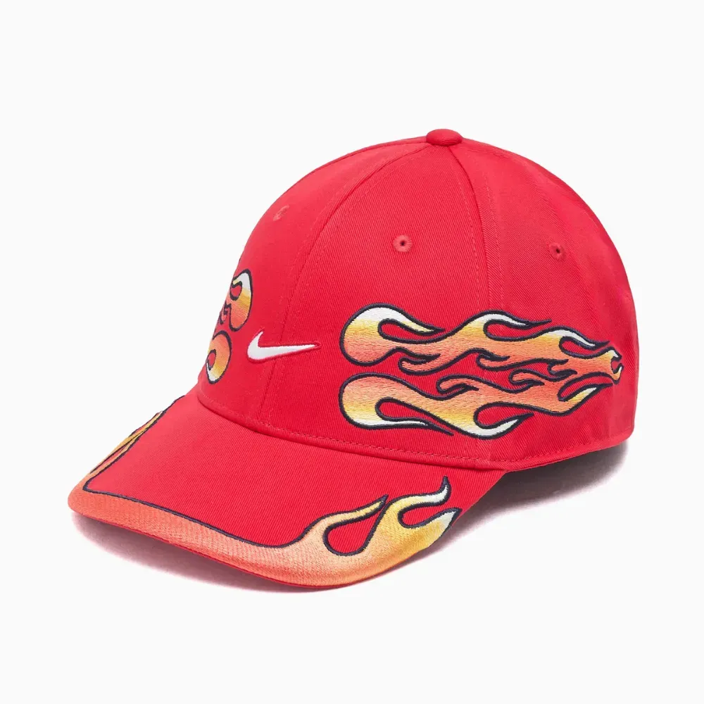 Boné Nike Club Structured OG Flame Red Orange - Droper